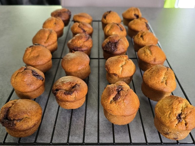 Cliquez pour zoomer ! Muffins à la banane Thermomix par zazo0u