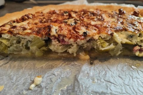 Cliquez pour zoomer ! Flamiche aux poireaux et gorgonzola Thermomix par zazo0u