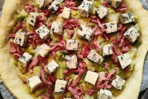 Cliquez pour zoomer ! Flamiche aux poireaux et gorgonzola Thermomix par zazo0u