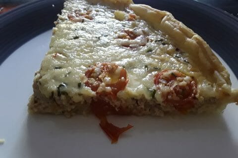 Cliquez pour zoomer ! Tarte au thon, tomate et moutarde Thermomix par emilie_397