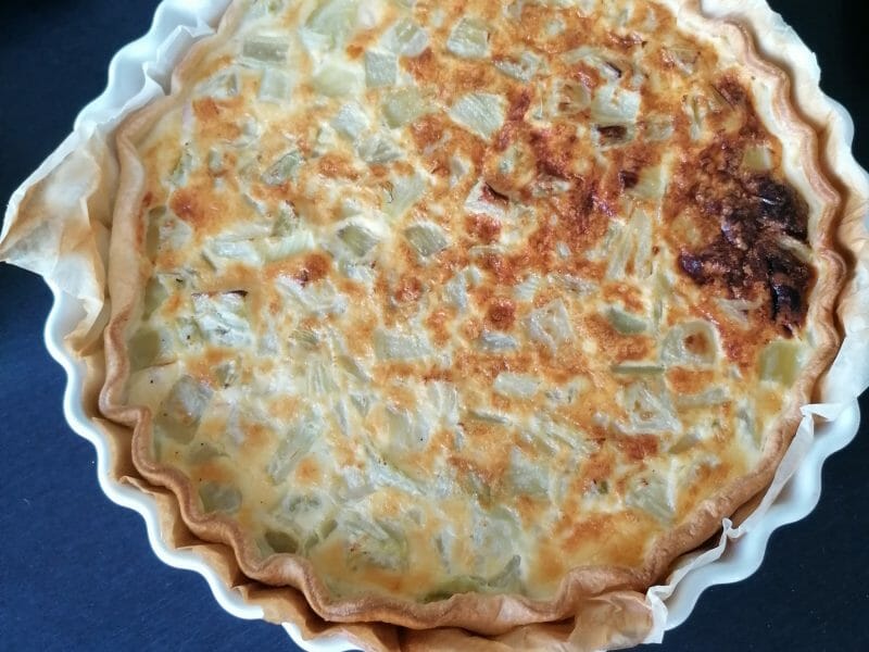 Cliquez pour zoomer ! Tarte au fenouil et saumon Thermomix par lapetiteboulette