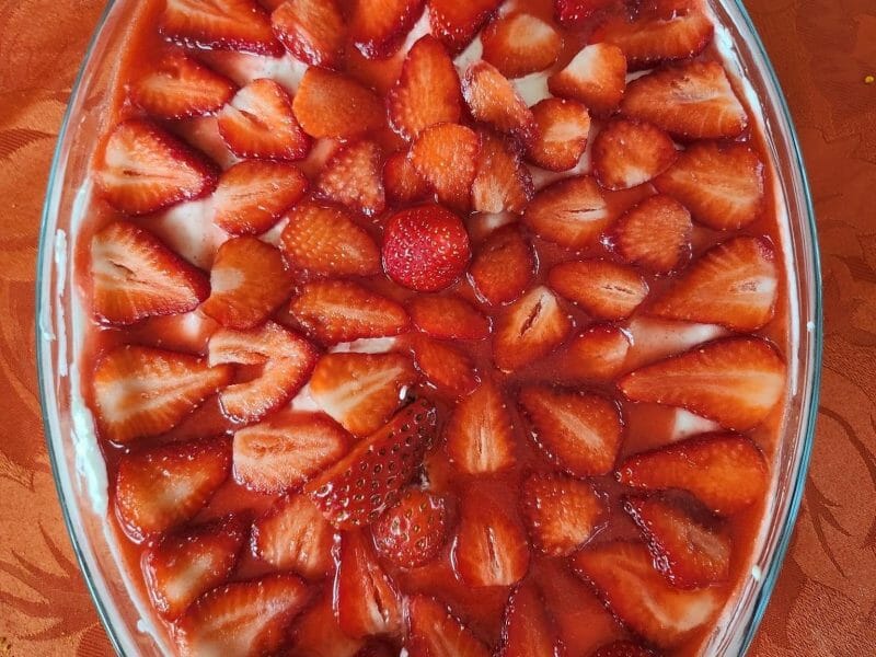 Cliquez pour zoomer ! Tiramisu aux fraises en verrines Thermomix par Sarah04