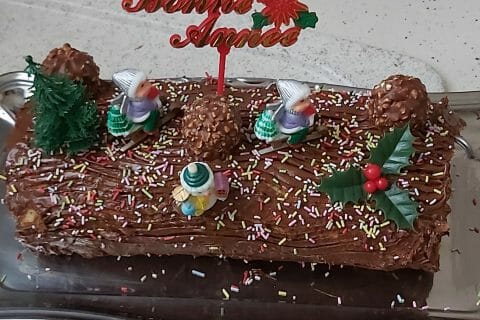 Cliquez pour zoomer ! Bûche Ferrero Rocher Thermomix par Nath