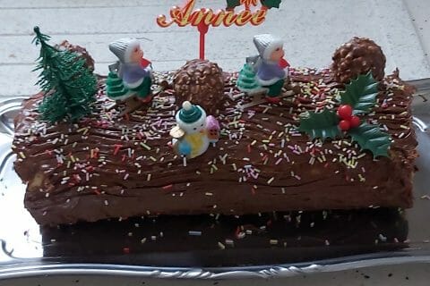 Cliquez pour zoomer ! Bûche Ferrero Rocher Thermomix par Nath