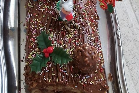 Cliquez pour zoomer ! Bûche Ferrero Rocher Thermomix par Nath