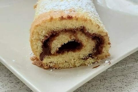 Cliquez pour zoomer ! Roulé au nutella Thermomix par Nath