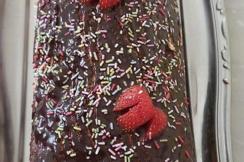 Cliquez pour zoomer ! Fraisier roulé Thermomix par Nath