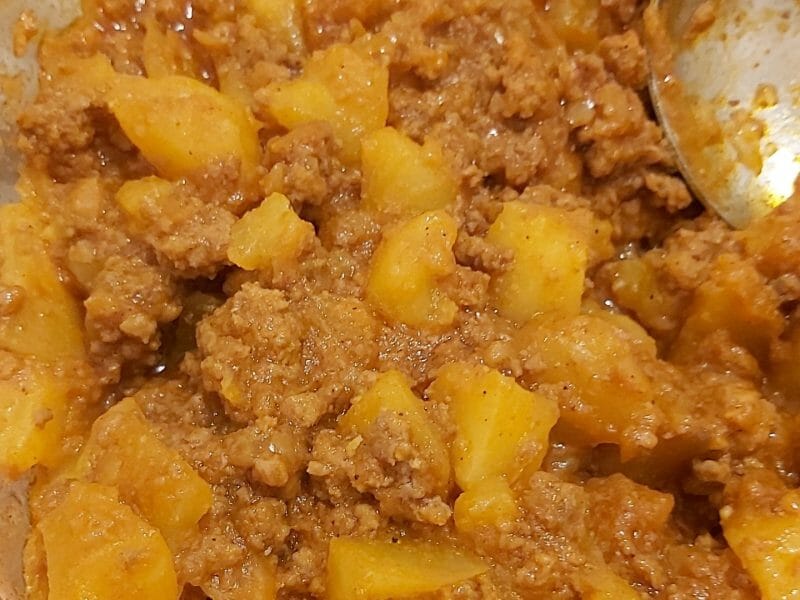 Cliquez pour zoomer ! Boeuf aux poivrons et pommes de terre Thermomix par Nath