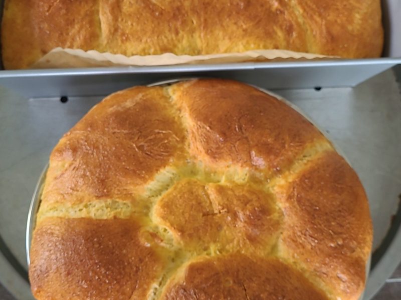 Cliquez pour zoomer ! Brioche à la semoule de blé Thermomix par Isaleb