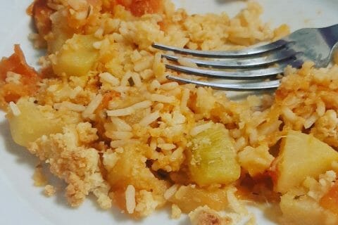 Cliquez pour zoomer ! Crumble aux légumes provençaux Thermomix par lauly6389