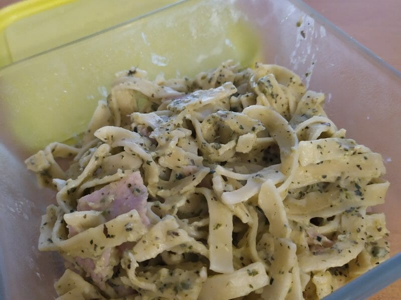 Cliquez pour zoomer ! Farfalle à la crème de courgettes Thermomix par est-elle_68