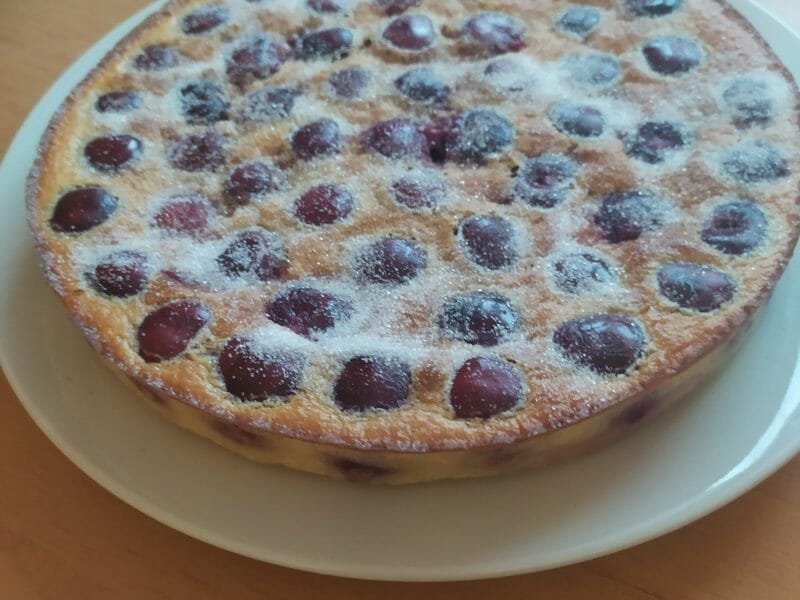 Cliquez pour zoomer ! Clafoutis aux cerises Thermomix par est-elle_68