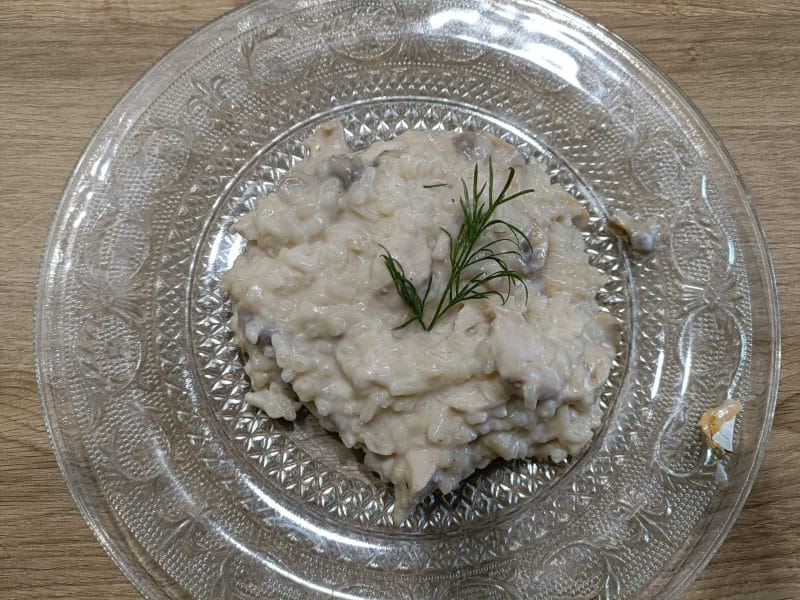 Cliquez pour zoomer ! Risotto poulet et champignons Thermomix par marnoti