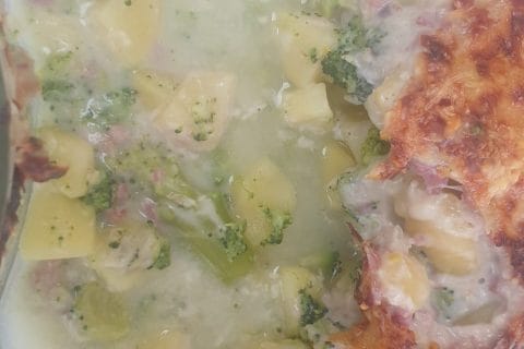 Cliquez pour zoomer ! Gratin de pommes de terre et brocolis Thermomix par aurely79