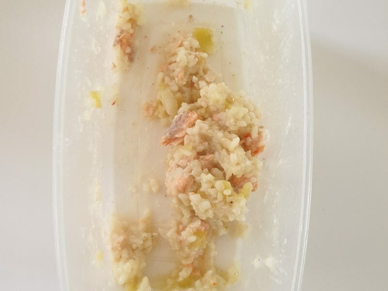 Cliquez pour zoomer ! Risotto courgettes saumon Thermomix par aurely79