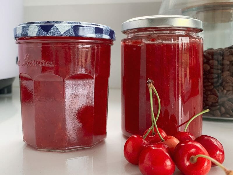 Confiture De Cerise Allégée En Sucre Thermomix www.cookomix.com