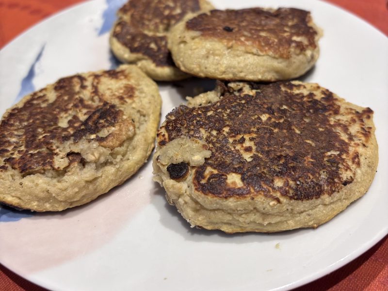 Cliquez pour zoomer ! Pancakes healthy flocons d’avoine et banane Thermomix par Nikoleta