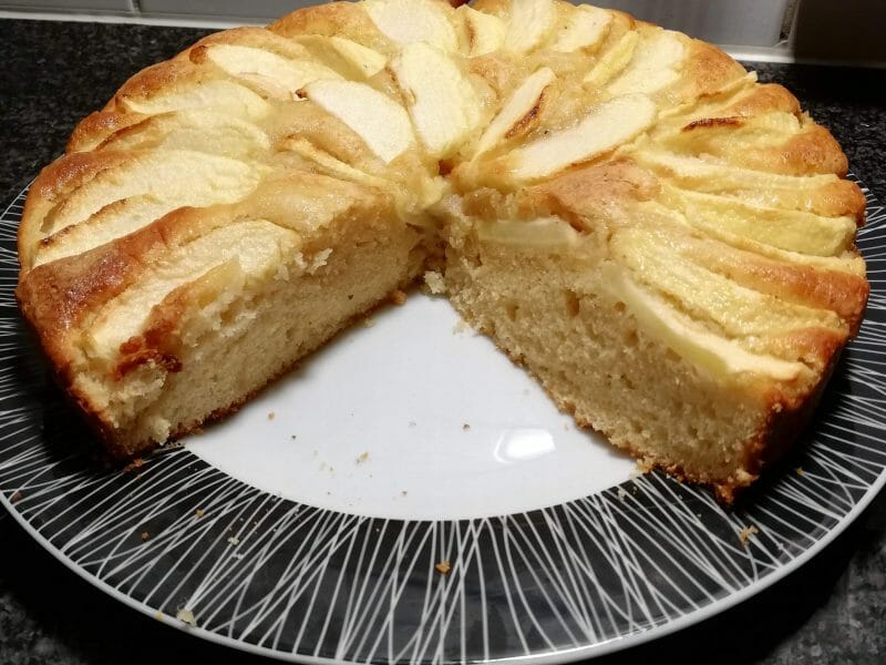 Cliquez pour zoomer ! Gâteau aux pommes et mascarpone Thermomix par nanou65170