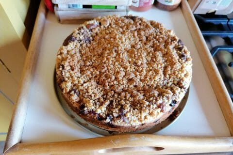 Crumb cake framboises Thermomix par sysy24