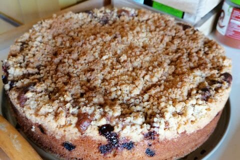 Crumb cake framboises Thermomix par sysy24
