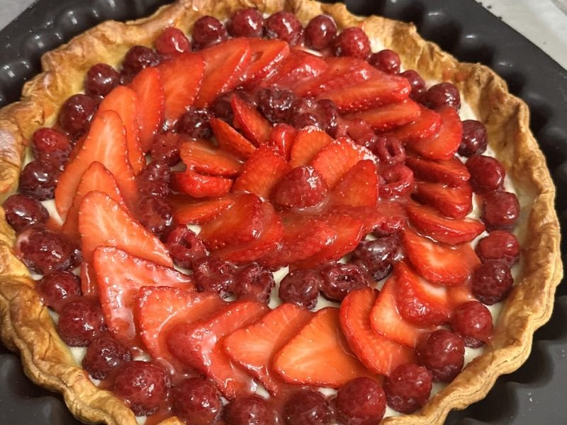 Cliquez pour zoomer ! Tarte aux fraises Thermomix par vir_j_nie