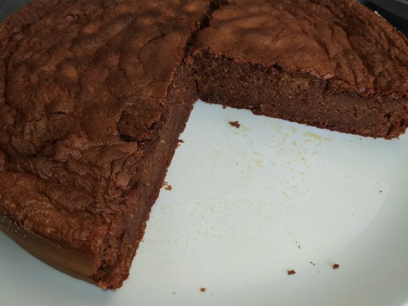 Cliquez pour zoomer ! Gâteau au chocolat et courgettes Thermomix par liline2959