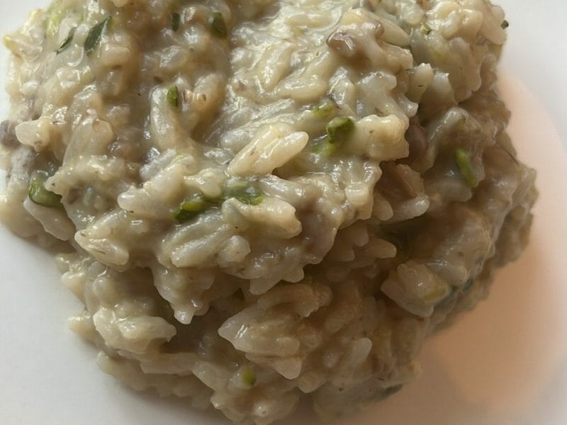 Cliquez pour zoomer ! Risotto champignons et courgettes Thermomix par ag