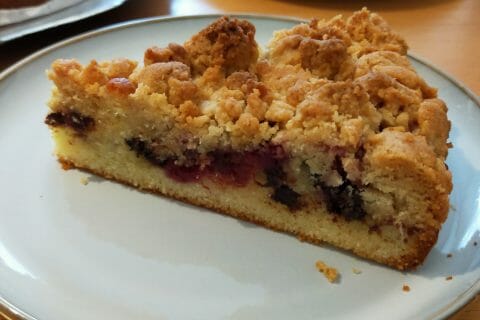 Cliquez pour zoomer ! Crumb cake framboises Thermomix par dorothée