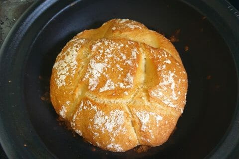 Cliquez pour zoomer ! Pain Cocotte Thermomix par djdodo