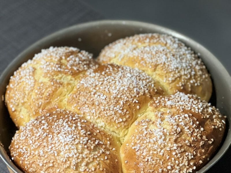 Cliquez pour zoomer ! Brioche moelleuse aux jaunes d’oeufs Thermomix par Aurora