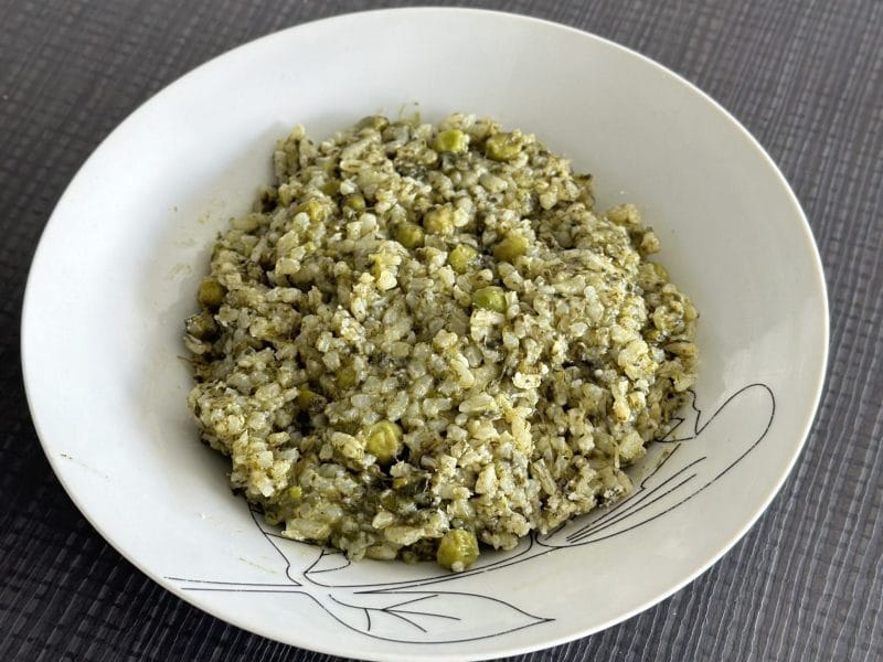 Cliquez pour zoomer ! Risotto aux épinards et petits pois Thermomix par Aurora