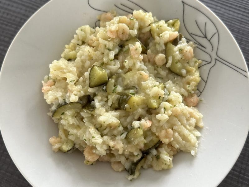 Cliquez pour zoomer ! Risotto courgettes et crevettes Thermomix par Aurora