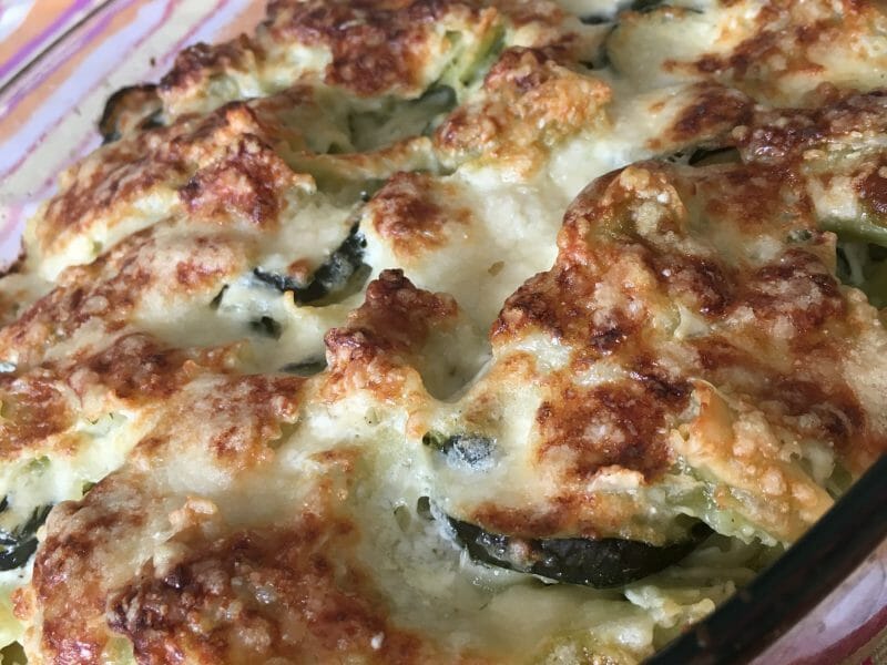 Cliquez pour zoomer ! Gratin de ravioles aux courgettes Thermomix par Leslai