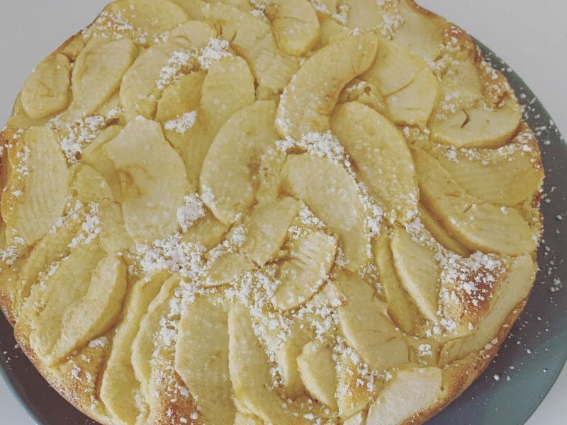 Cliquez pour zoomer ! Gâteau aux pommes et mascarpone Thermomix par julieyonalouis