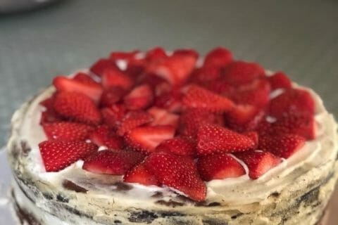 Cliquez pour zoomer ! Shortcake aux fraises Thermomix par julieyonalouis