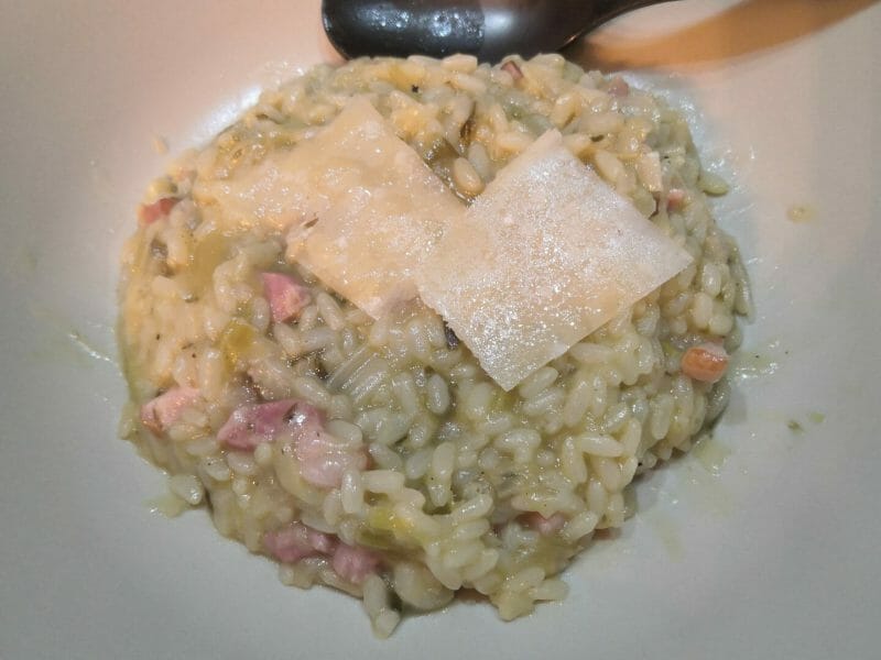 Cliquez pour zoomer ! Risotto poireaux et lardons Thermomix par sab01800