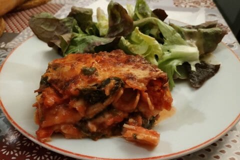 Cliquez pour zoomer ! Lasagnes épinards et chèvre Thermomix par boslet