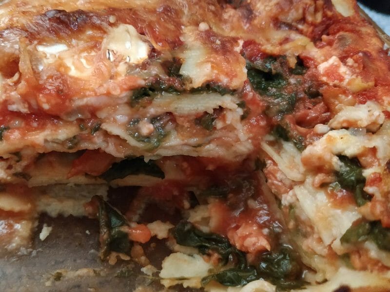 Cliquez pour zoomer ! Lasagnes épinards et chèvre Thermomix par boslet