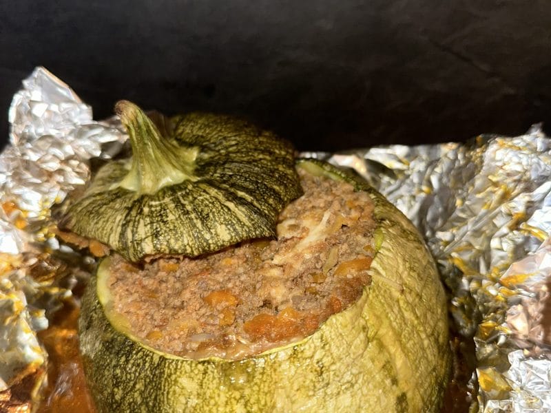 Cliquez pour zoomer ! Courgettes farcies à la viande hachée Thermomix par jodiejoy