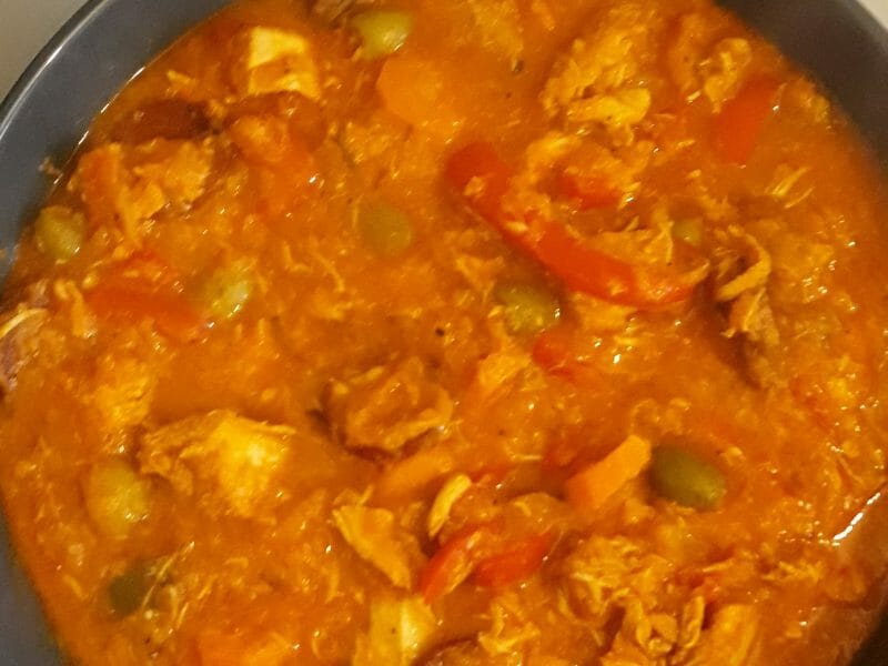 Cliquez pour zoomer ! Sauté de poulet au chorizo Thermomix par tafouna44