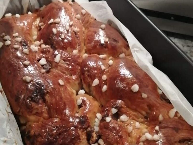 Cliquez pour zoomer ! Brioche tressée à la mie filante Thermomix par Missbetty