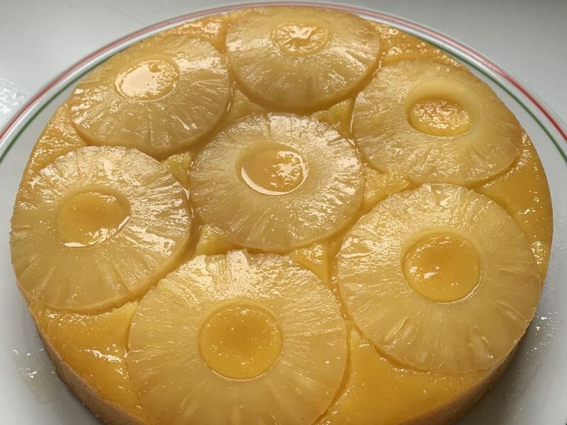 Cliquez pour zoomer ! Gâteau renversé à l’ananas Thermomix par calicricri