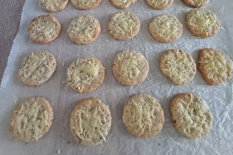 Cliquez pour zoomer ! Crackers salés à l’emmental et aux graines Thermomix par magalie77