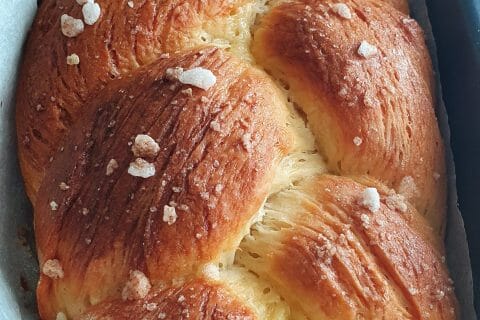 Cliquez pour zoomer ! Brioche tressée à la mie filante Thermomix par karine_168