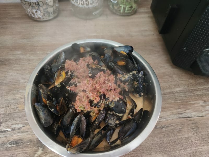 Cliquez pour zoomer ! Moules sauce chorizo Thermomix par scipou