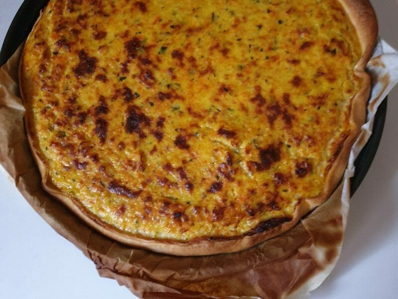 Cliquez pour zoomer ! Tarte courgettes et carottes Thermomix par chachoun3