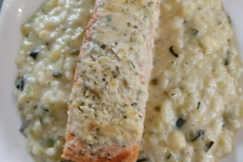 Cliquez pour zoomer ! Risotto champignons et courgettes Thermomix par cathefoy