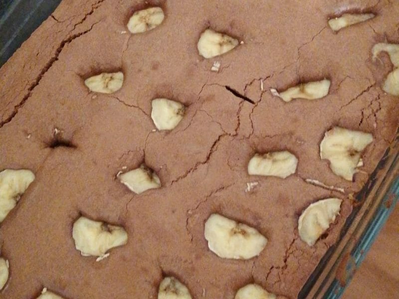 Cliquez pour zoomer ! Brownie fondant choco-banane Thermomix par helena91410