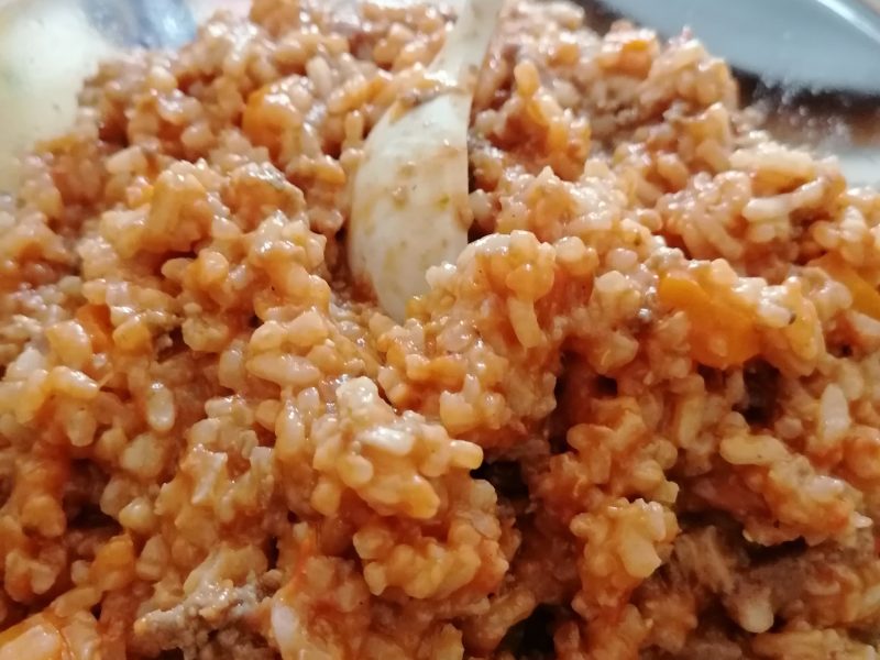 Cliquez pour zoomer ! Risotto à la bolognaise Thermomix par helena91410