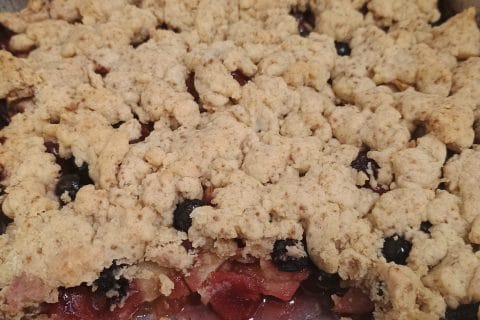 Cliquez pour zoomer ! Crumble pommes, poires et spéculoos Thermomix par sabrinaaa1701